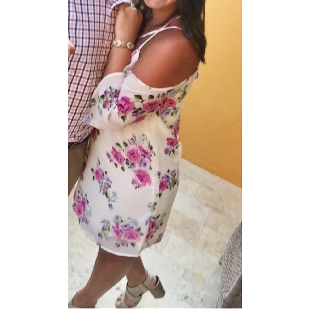 White Floral Dress
